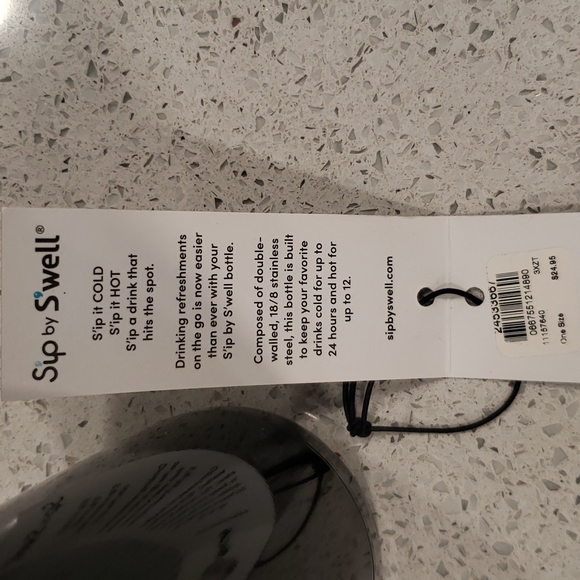 PINK Stainless Steel Waterbottle (S'ip by S'well - Picture 4 of 5